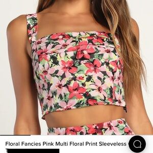 Floral fancies, Lulu crop top